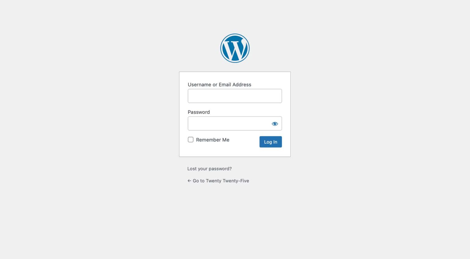 WordPress-login-