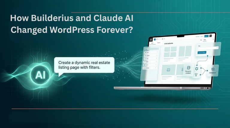 Build Websites by Talking? How Builderius and Claude AI Changed WordPress Forever